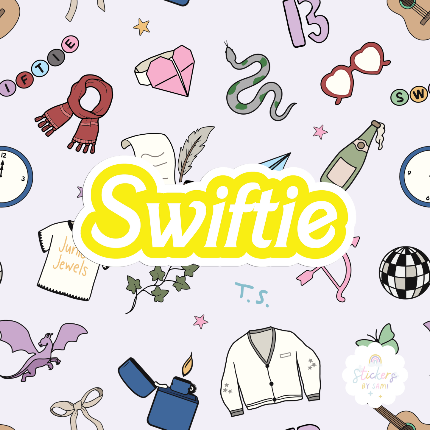 Swiftie Holographic Sticker