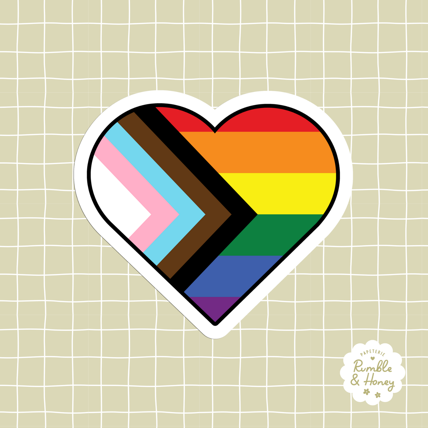 Pride Heart Sticker