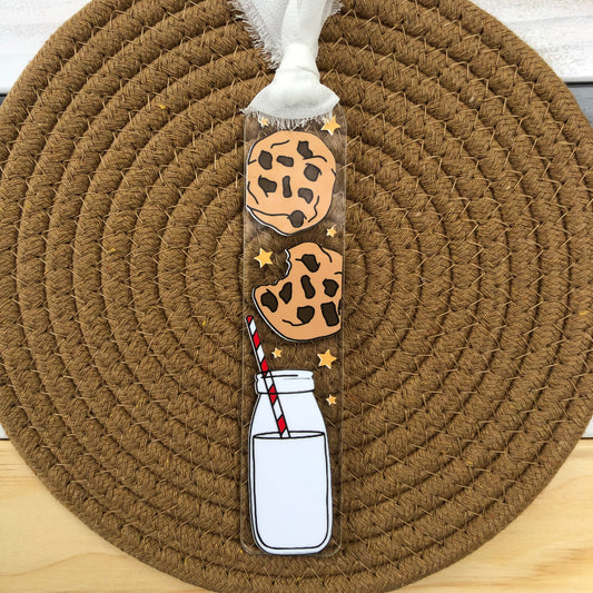 Milk & Cookies Acrylic Bookmark