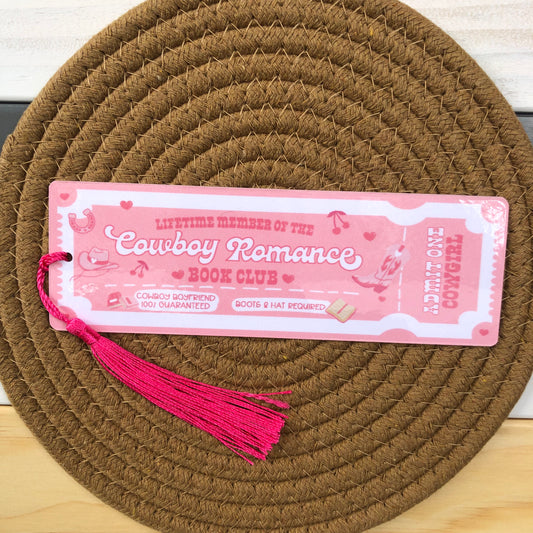 Cowboy Romance Book Club Bookmark